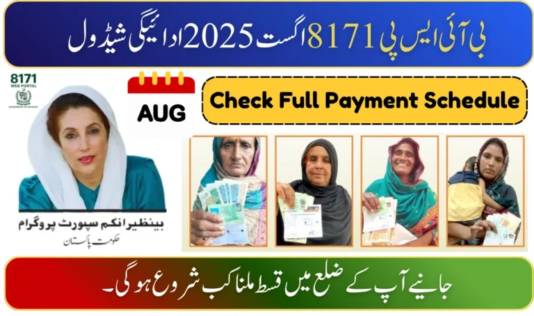BISP Kafalat Aug-Sep 2025 Payments
