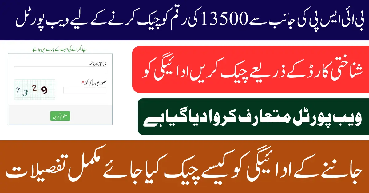 BISP 8171 Online Portal 2025